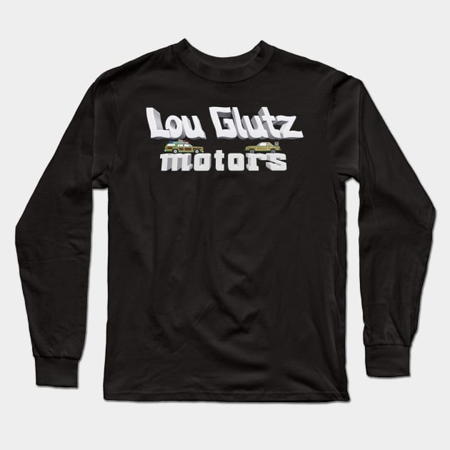 Lou Glutz Motors 3D with PTA Marathon Rental Car & Family Truckster Long Sleeve T-Shirt by RetroZest